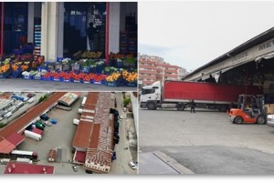 Belediye Sebze ve Meyve Hali Yoğun Çalışıyor
